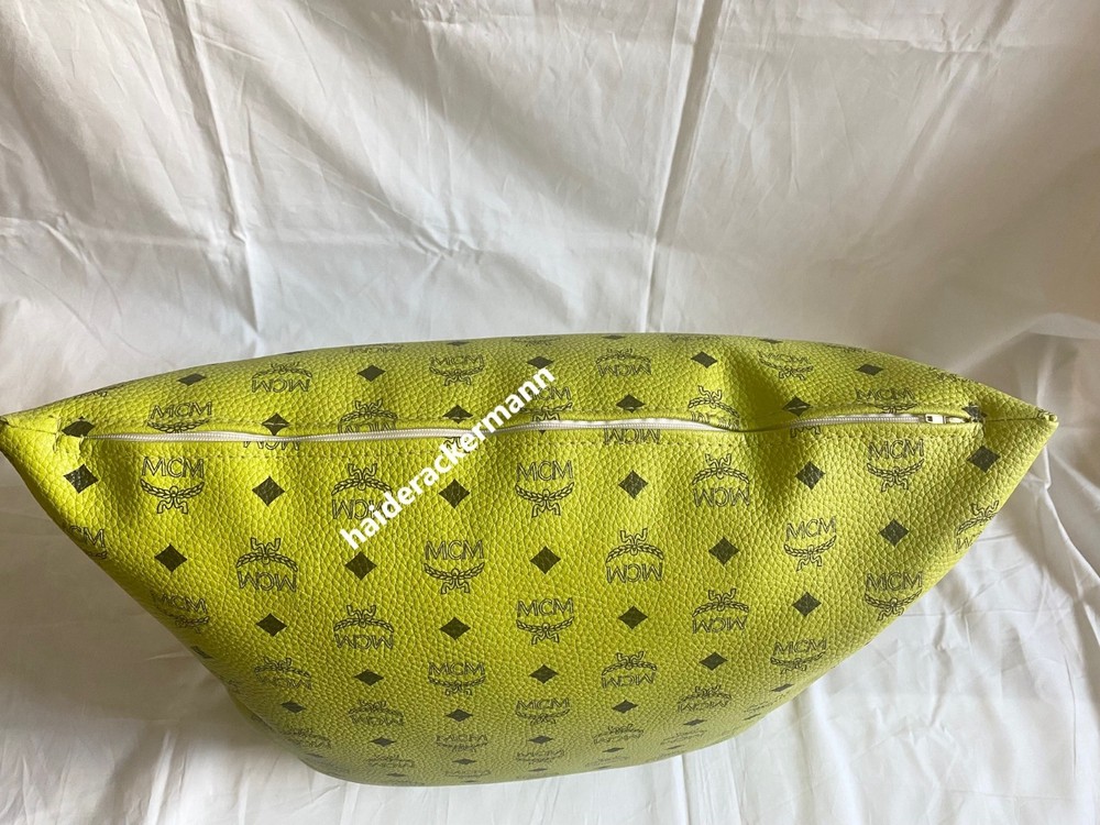 MCM limited visetos monogram leather pillow cushion