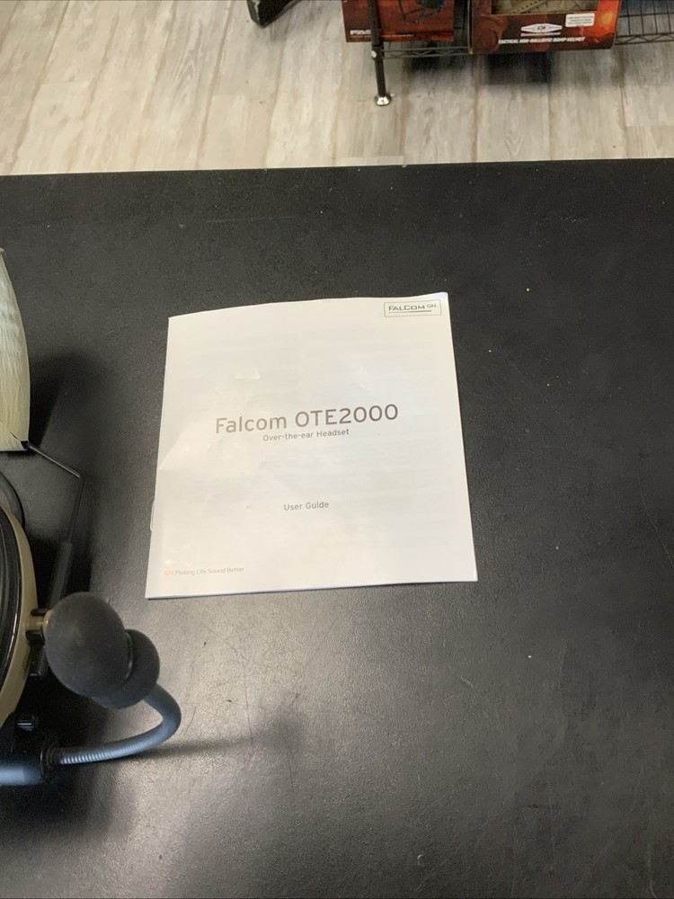 USGI FALCOM OTE2000 HEADSET WITH MICROPHONE PELTOR