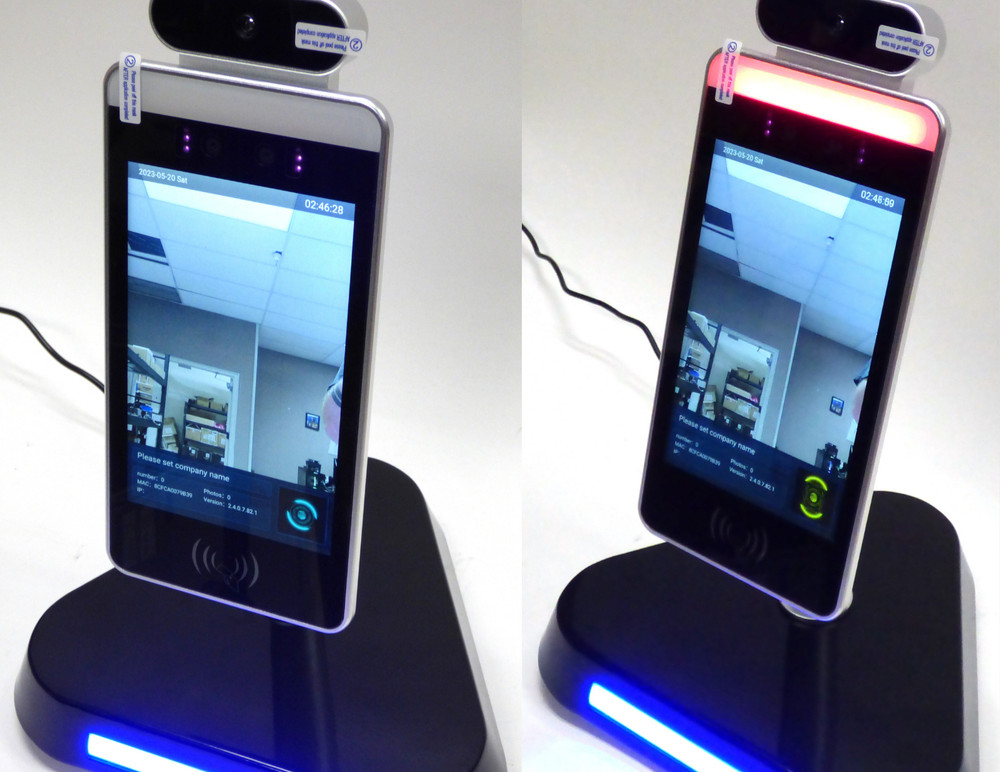 BDS-8 Dynamic Face and Temp Detection Display with Table Stand IR Camera