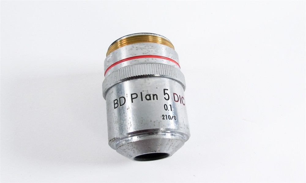 USED Nikon BD Plan 5 DIC Microscope Objective - 0.1 210/0