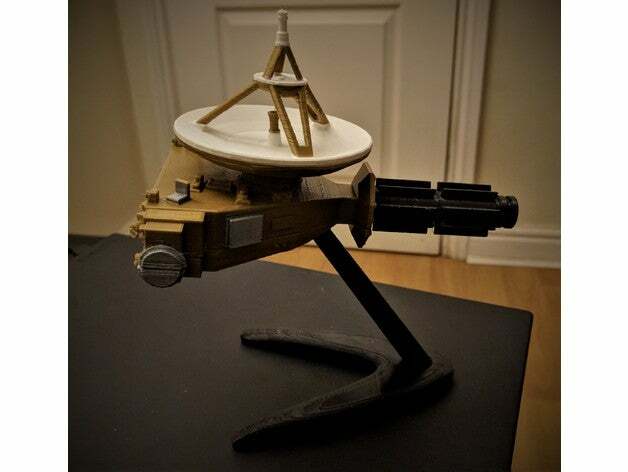 3d printed New Horizons Space Probe and Stand