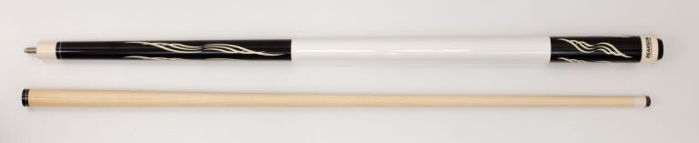 Pearson® PK 58 Pool Cue Black with White Handle