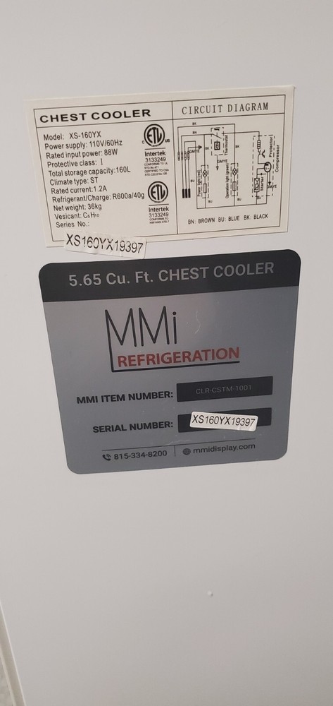 Chest Cooler 5.65 Cu. Ft.
