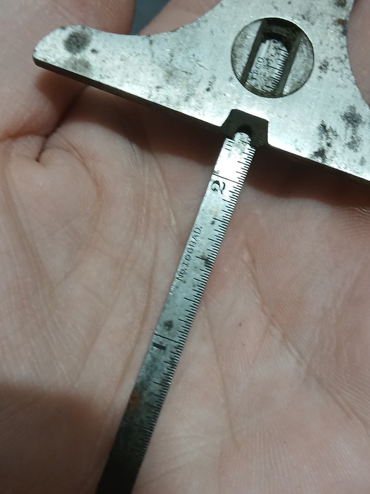 STARRETT 236 Combination Depth & Angle Gage w/ 610n Measuring Tool