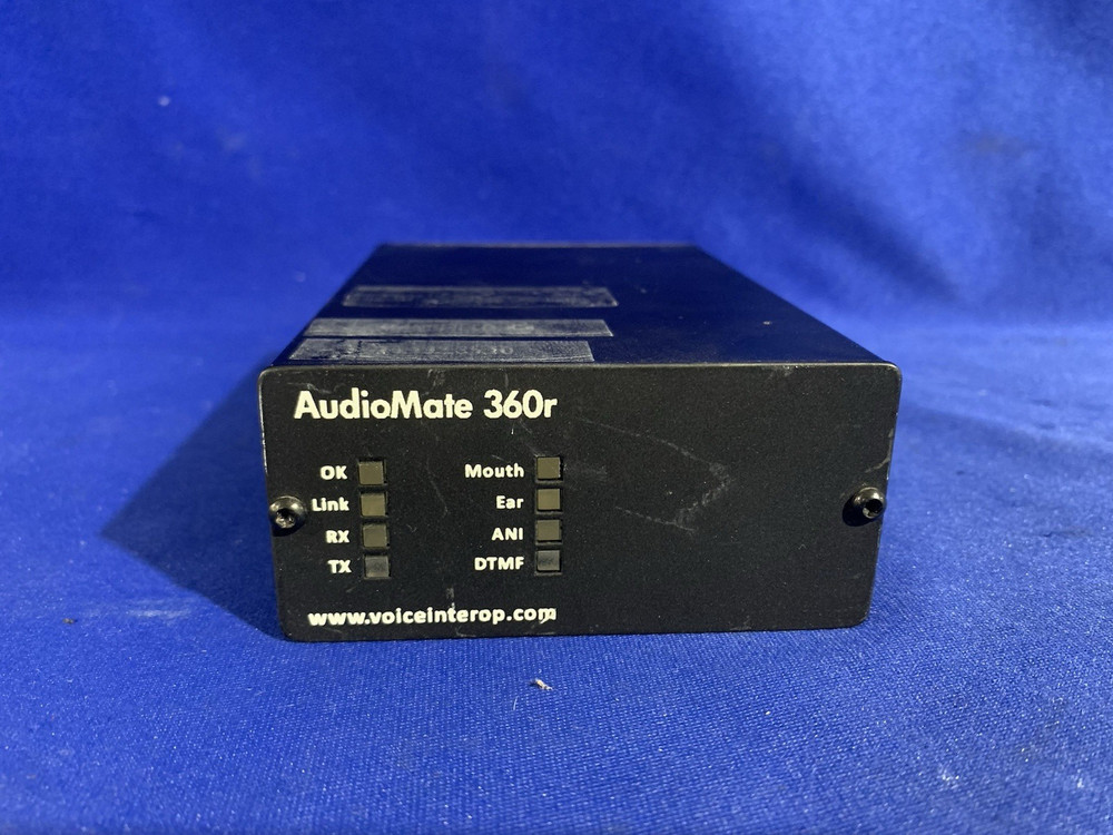 VoiceInterop AudioMate 360r IP Gateway Powers on Tested