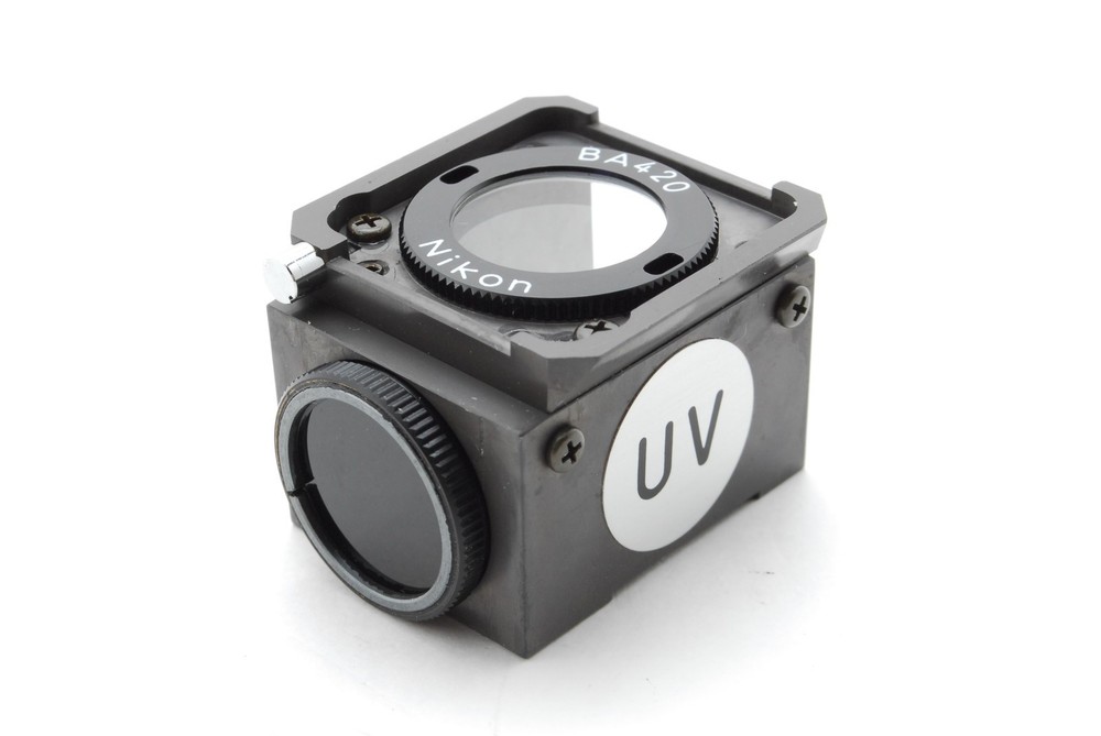 [Near MINT] Nikon DM400 UV-2A BA420 Filter Cube Labophot Optiphot Microscope