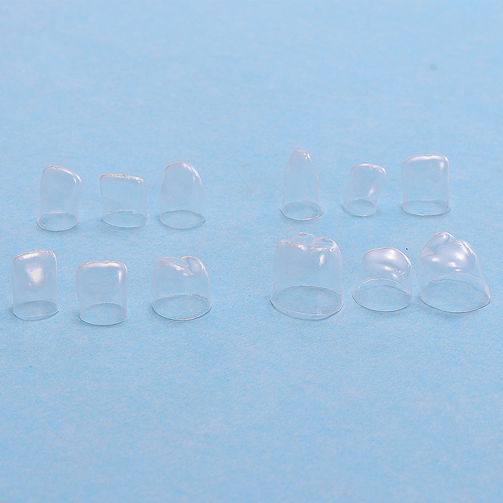 64pcs Transparent Deciduous Crowns Children Temporary Preformed tooth Pre-crown