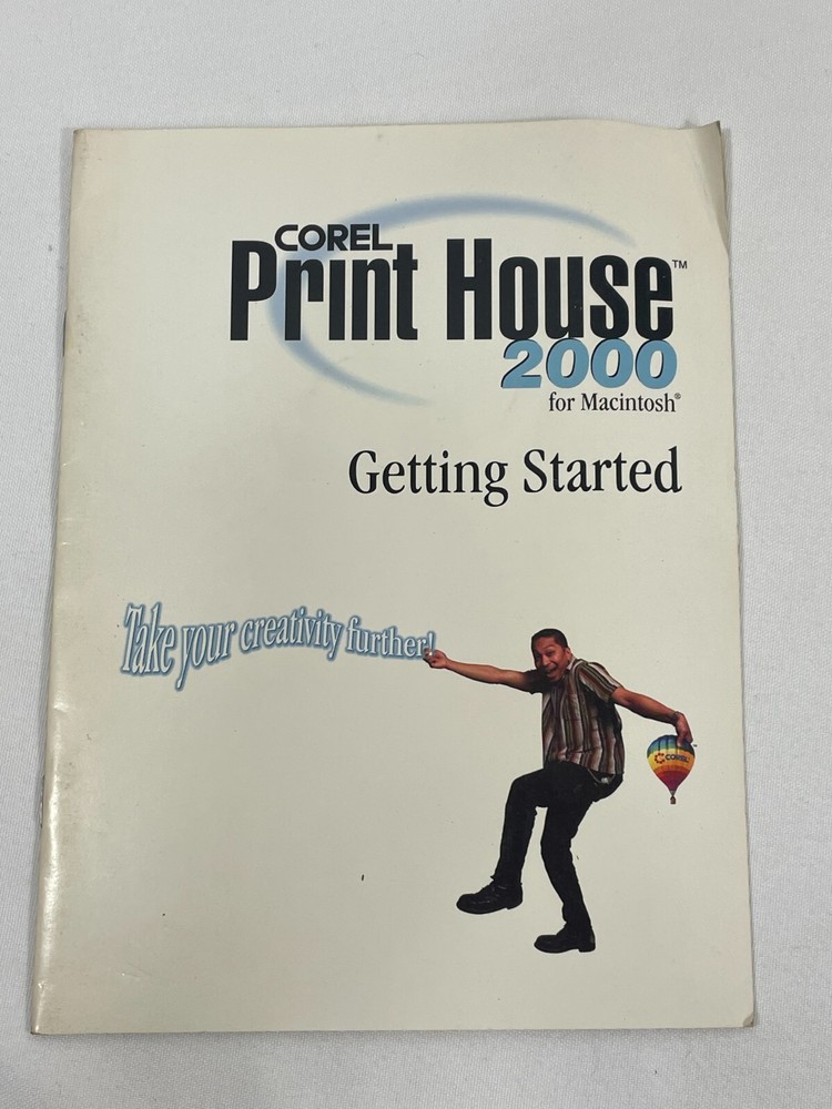 Vintage 1999 Corell Print House 2000 CD-ROM Macintosh Mac Software