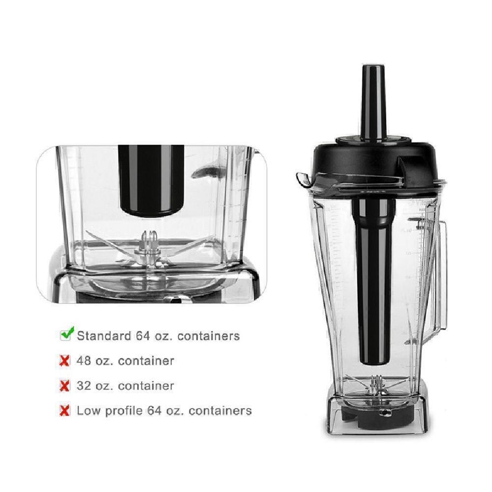 New Replacement 64 Oz Blender Tamper Stick Accelerator Plunger Tool For Vitamix.