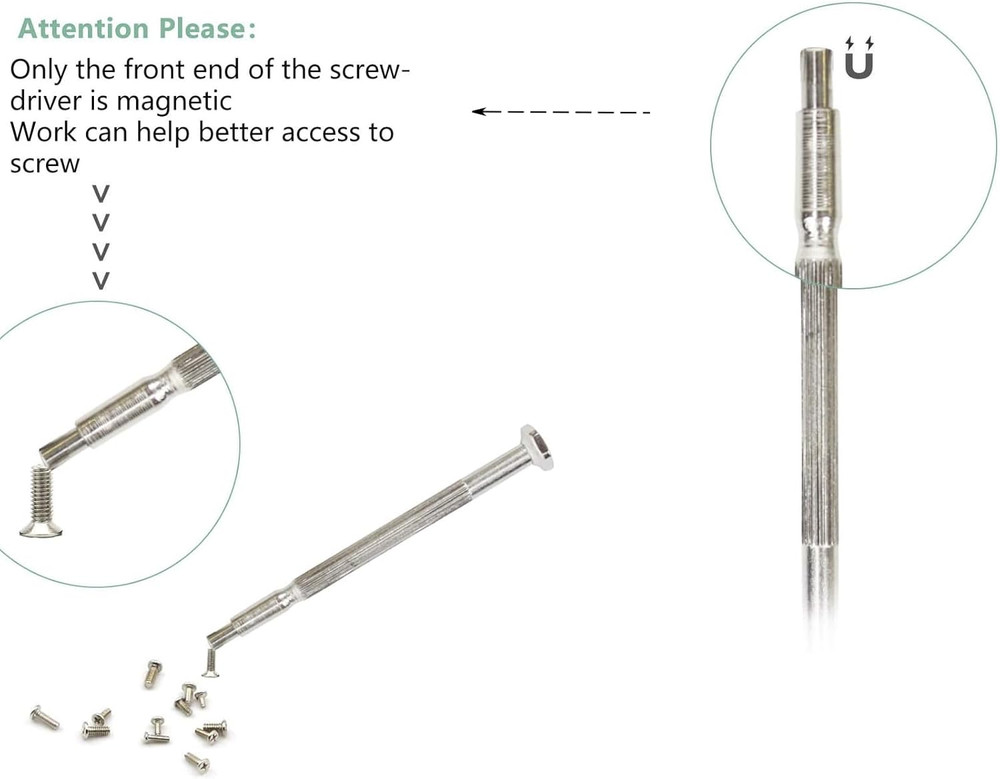 11PCS Small Precision Screwdriver Set, Premium Mini Screw Driver Set Kit, 6 Diff