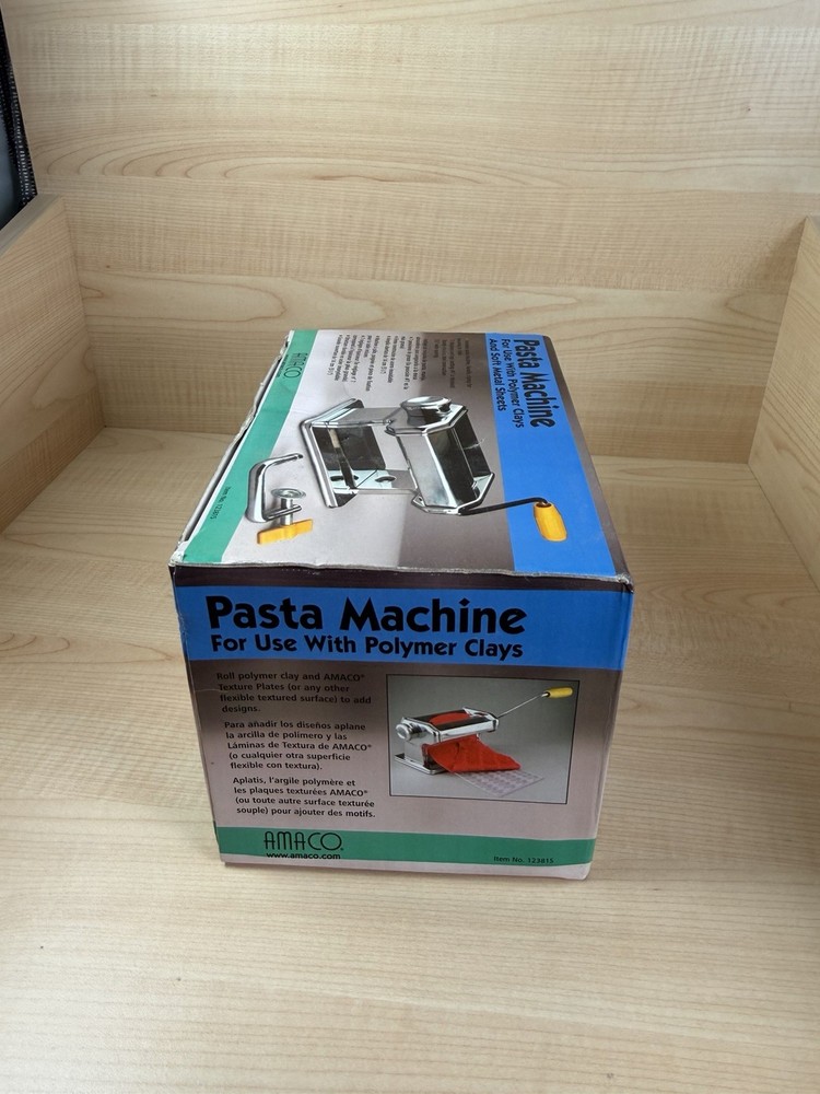 AMACO Pasta Machine Silver for Polymer Clays and Soft Metal Sheets
