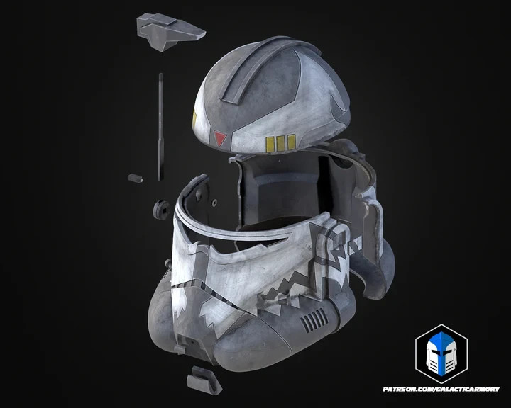 Star WarsCommander Wolffe Helmet DIY Kit Galactic Armory