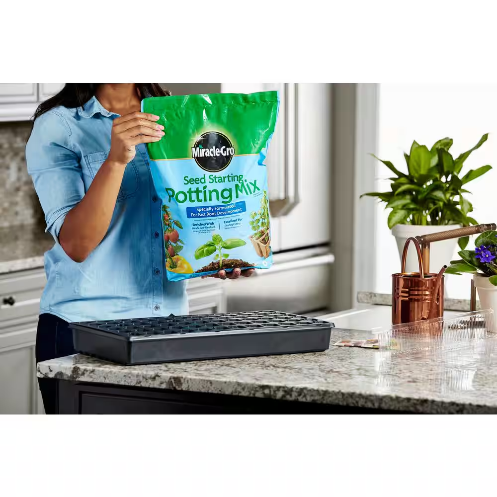 2-Pack Miracle-Gro Seed Starting Potting Soil Mix-16 Qt