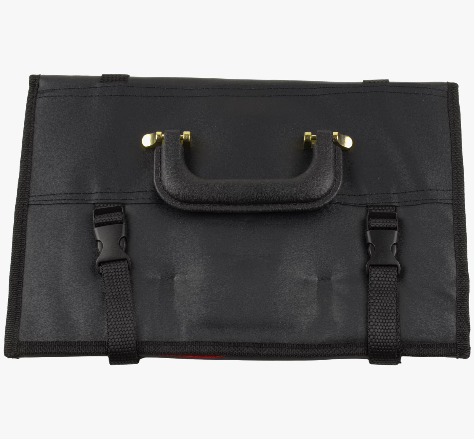 Knife Roll Carrying Storage Case Pack Holds 60 Pocket Knives Faux Leather