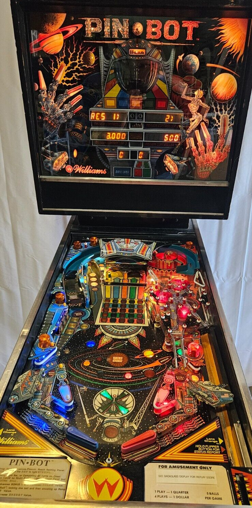 PIN*BOT Pinball Machine - Williams 1986