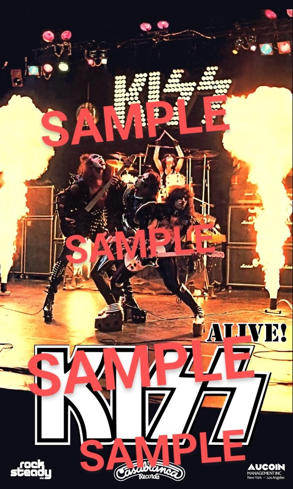 ACE FREHLEY GIANT KISS ALIVE! 1975 DETROIT RC 3X5 FLAG BANNER NEW *L@@K*