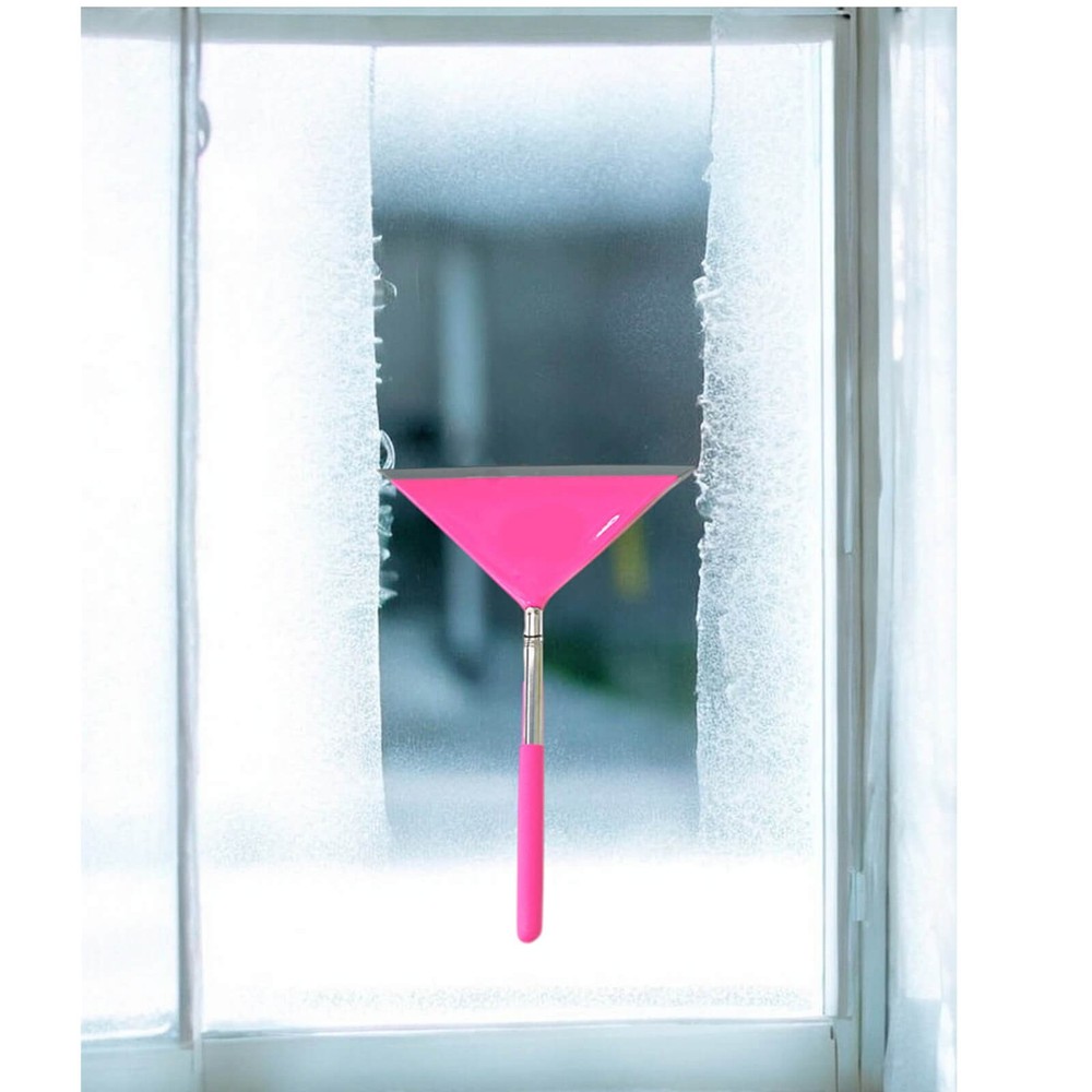 Window Squeegee 27 - 75Cm BLUE Telescopic Rod Shower Squeegee Glass Squeegee