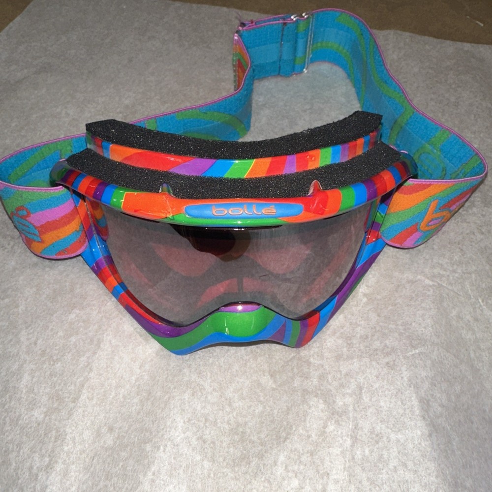 Multi Colored Bolle’ Ski Snowboard Goggles