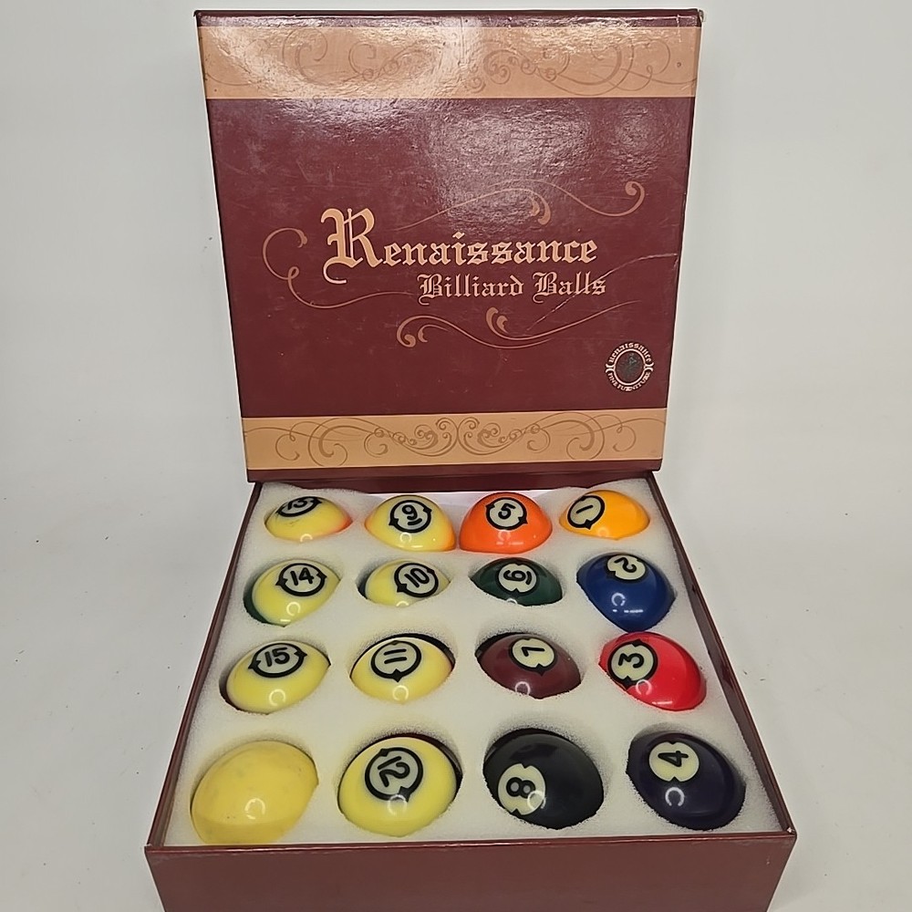 Renaissance Pool / Billiard Balls Professional Quality