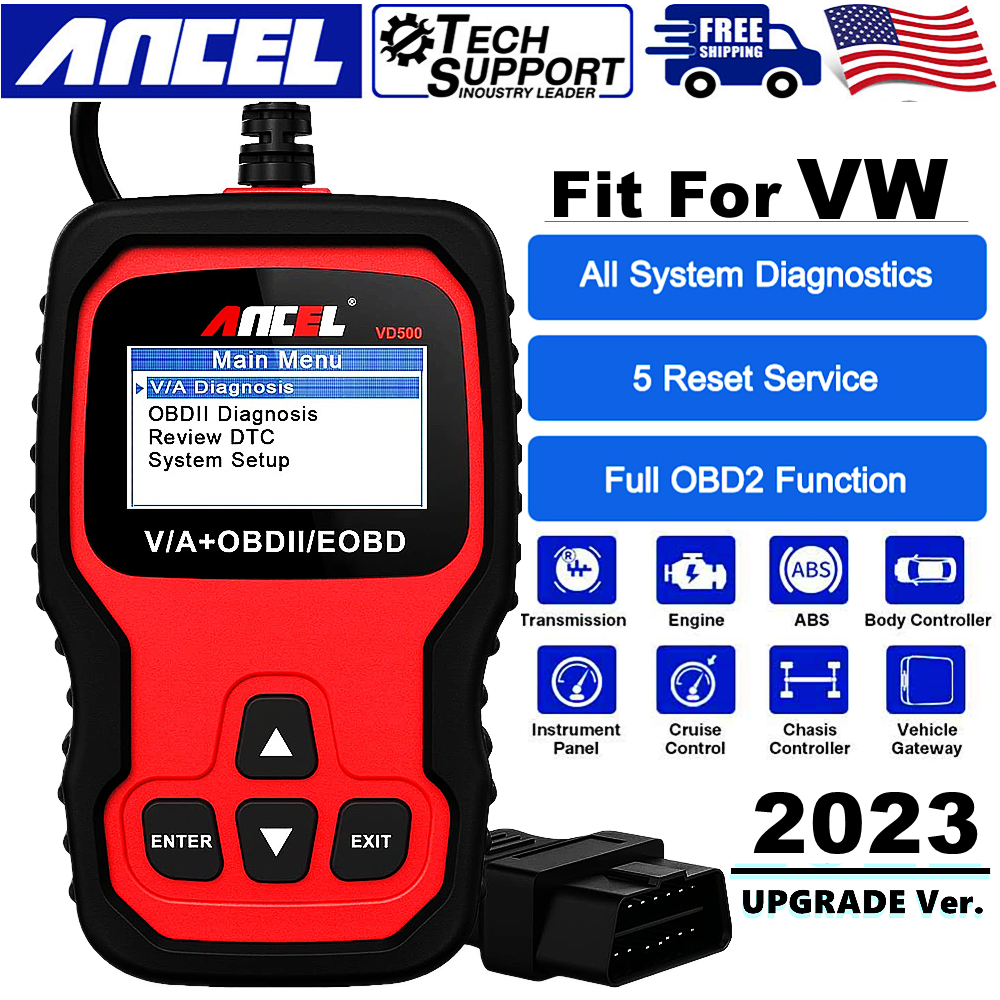 Fit For VW Audi Car Full System OBD2 Scanner Code Reader Scan Tool Oil EPB Reset