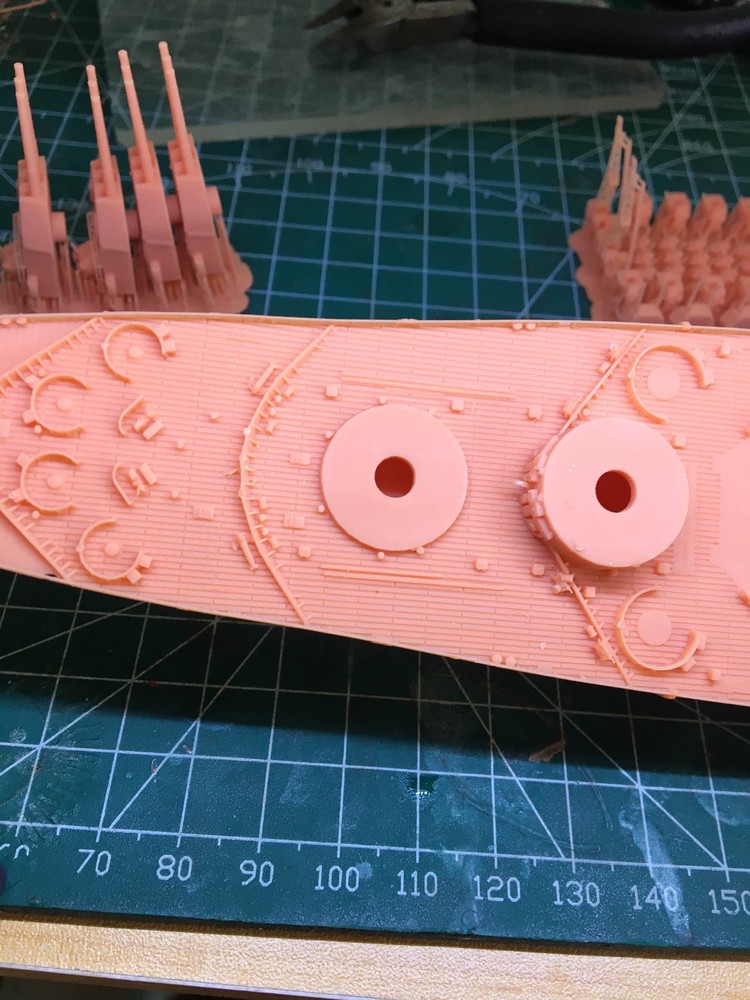 3D Printed 1/700 British Conqueror Battleship Unpainted Model Kit NEW！