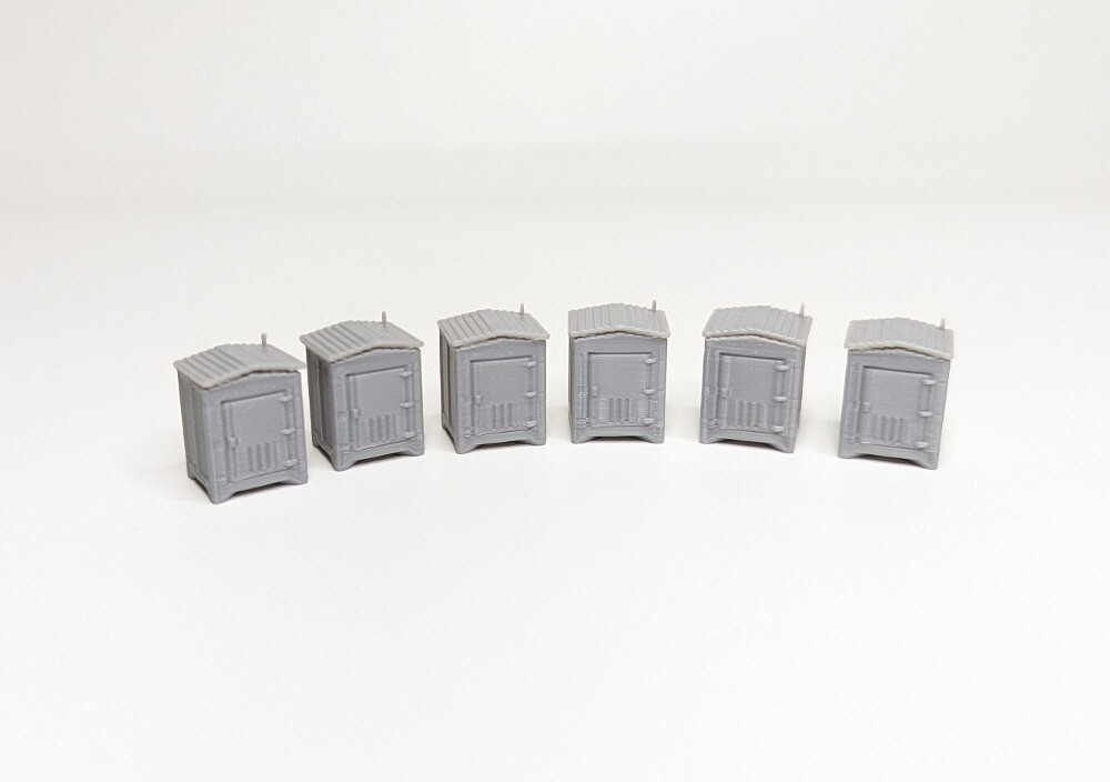 Lot 6 N Scale Train Signal Boxes Relay 3d Printed