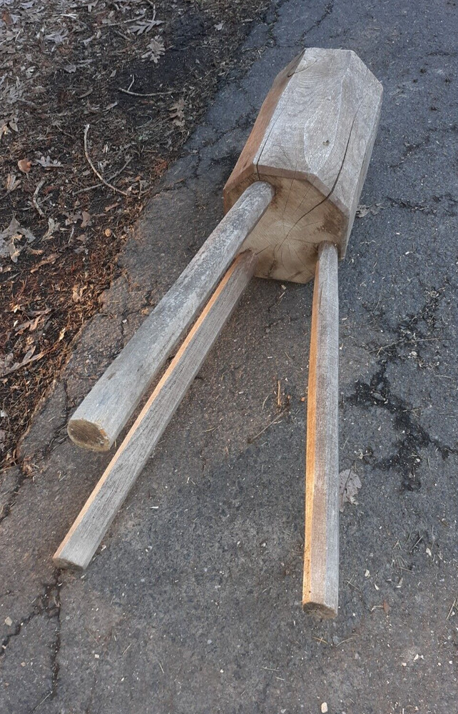 Antique Primitive Chopping Block for Poultry ?