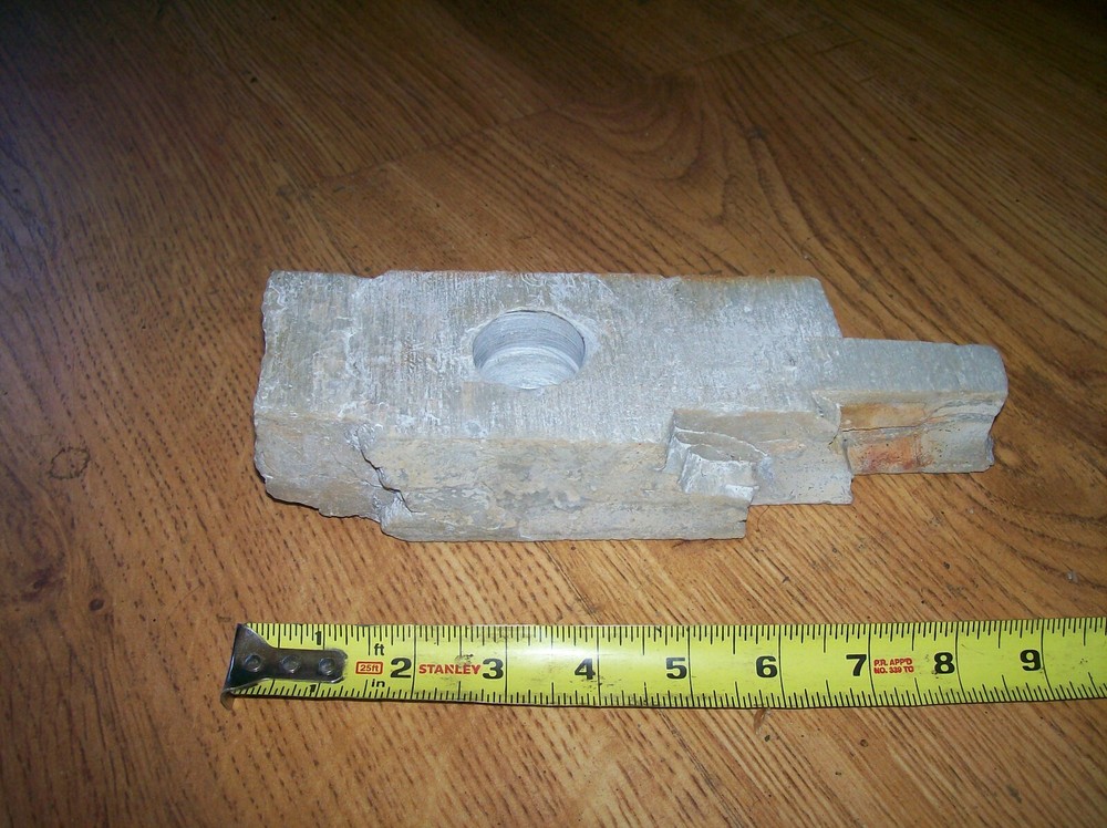 Natural stone candle holder