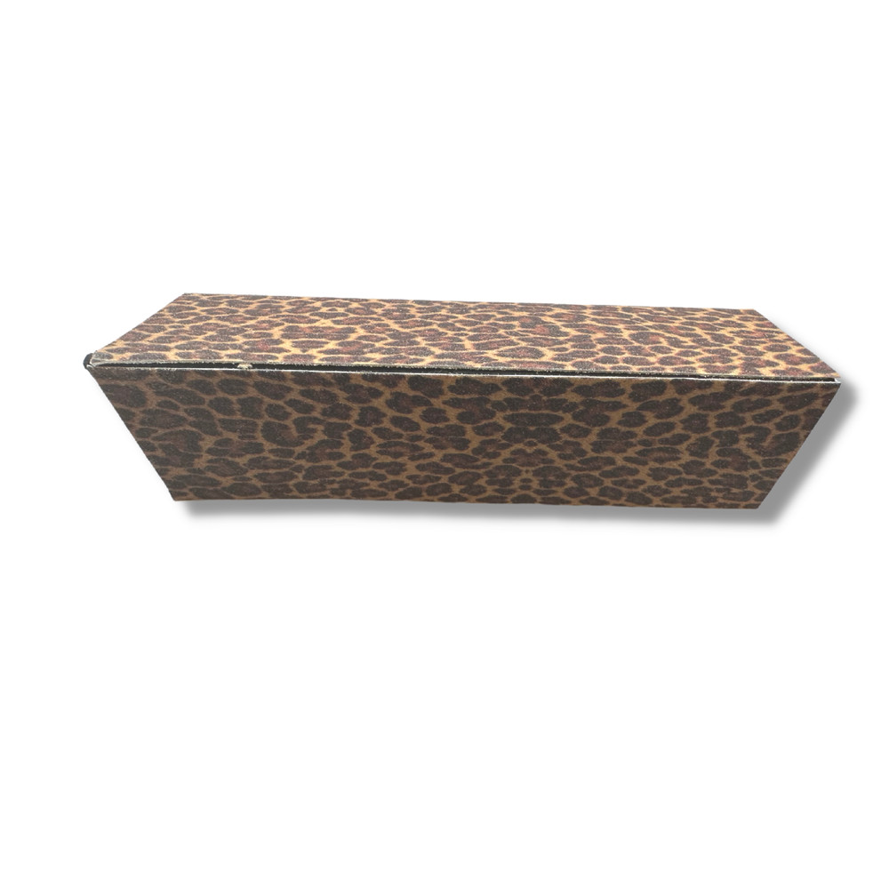 Mia® Delta™ Foam Equilateral Triangular Shaped Fingernail Files - Leopard 3PCS