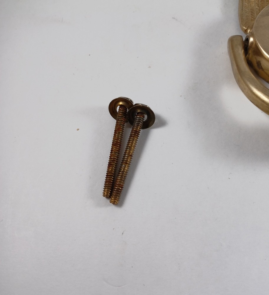 Vintage Solid Brass Eagle Door Knocker, 8" X 4" U.S.A