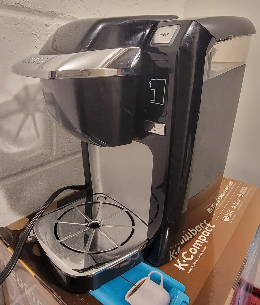 Keurig K Compact Coffee Maker Brewing System Black Tested Fully Functioning
