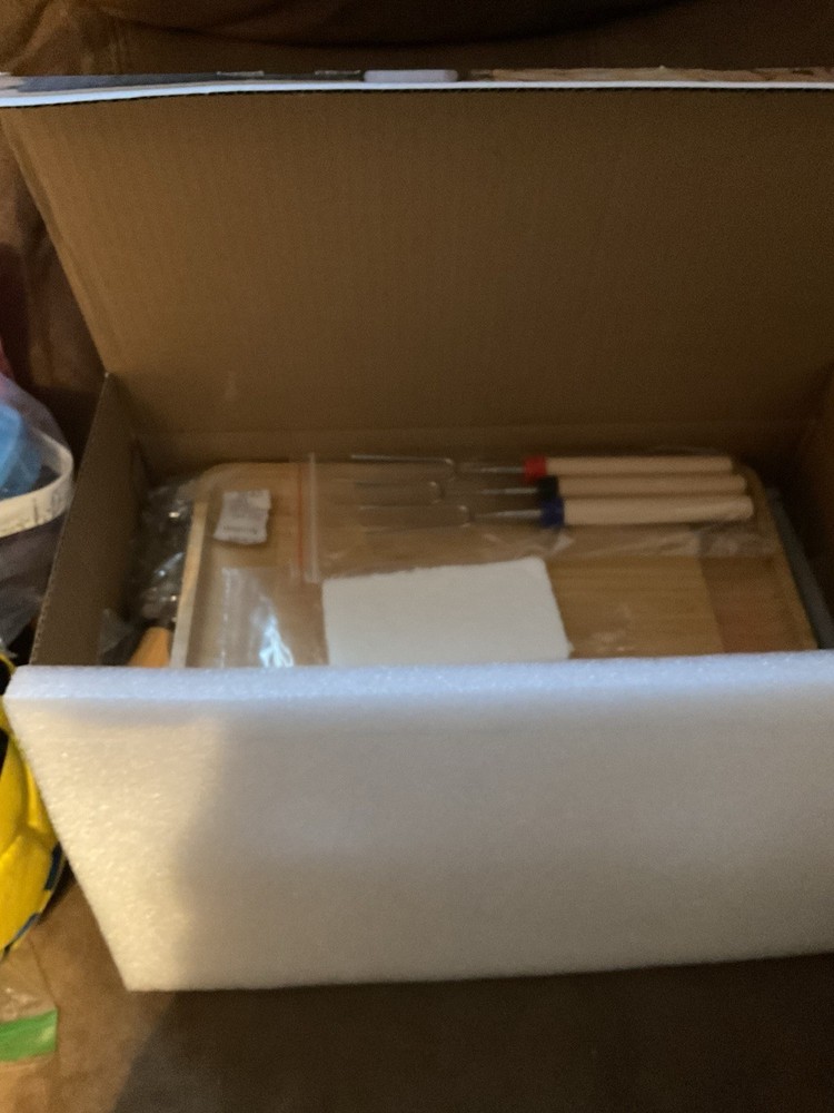 Rozato Tabletop Fireplace With S’more Accessories