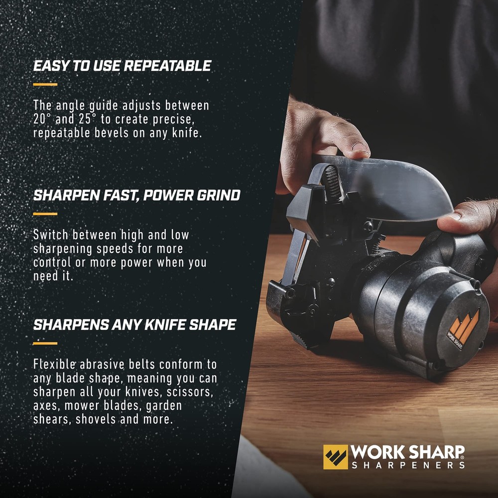 Work Sharp MK2 Professional Electric Knife and Tool Sharpener Standard, Black