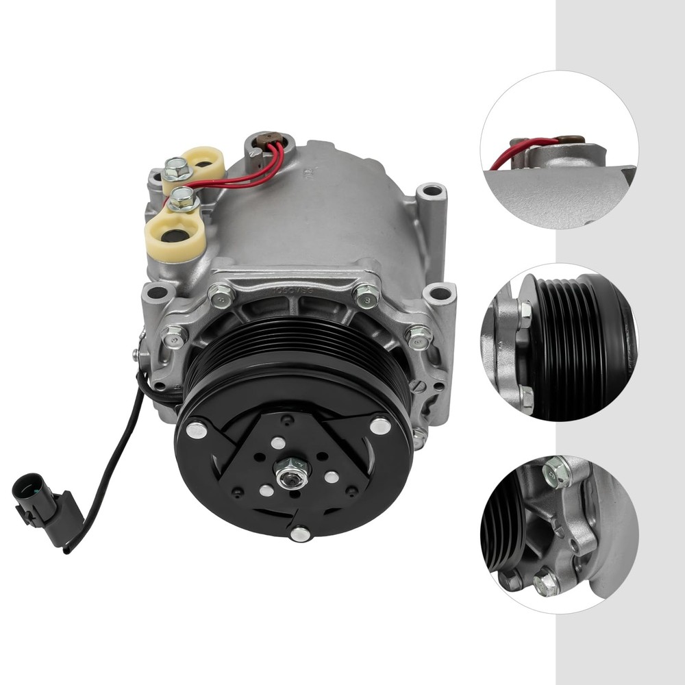 AC Compressor with Clutch Compatible for Lancer Eclipse 2.0L 2000-2007 CO10596AC