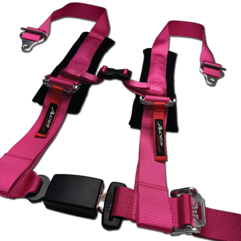 Pink 4 Point Harness (Pair) All Model UTV's