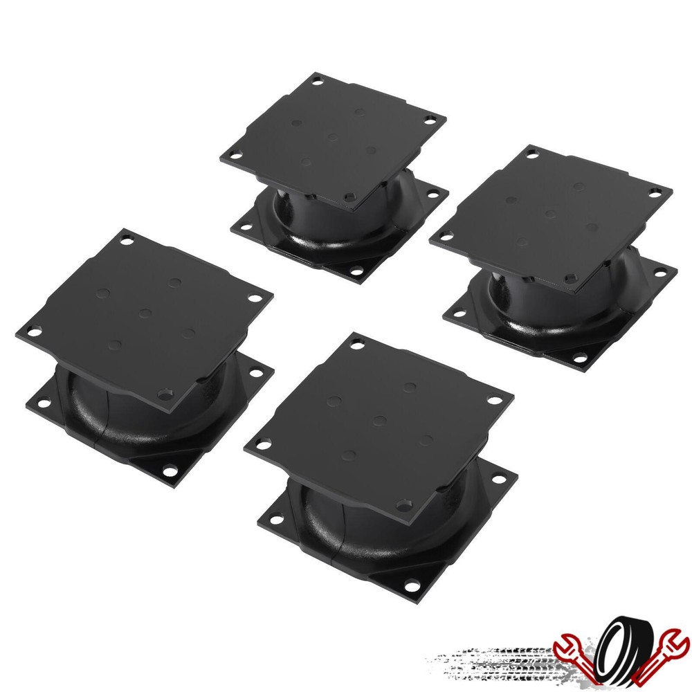 4X Vibratory Compactor Rubber Isolator Shock Mounts For Stanley For Bobcat