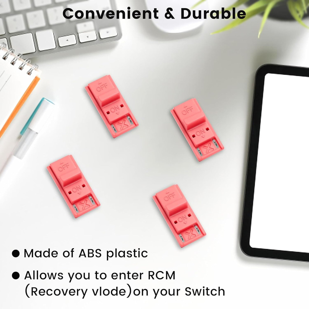 4 Pcs RCM Jig, RCM Jig Tool for Switch, RCM Loader Clips Short Circuit Tool Comp