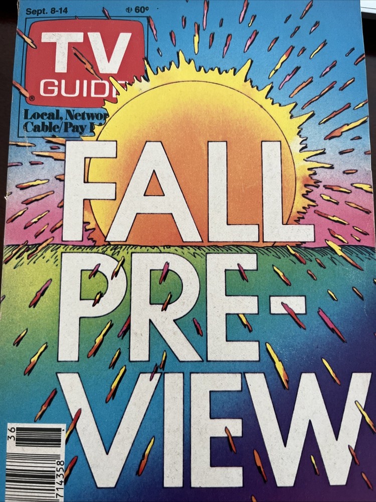 Tv Guide Fall Preview Sept 8-14 1984 Boston Edition