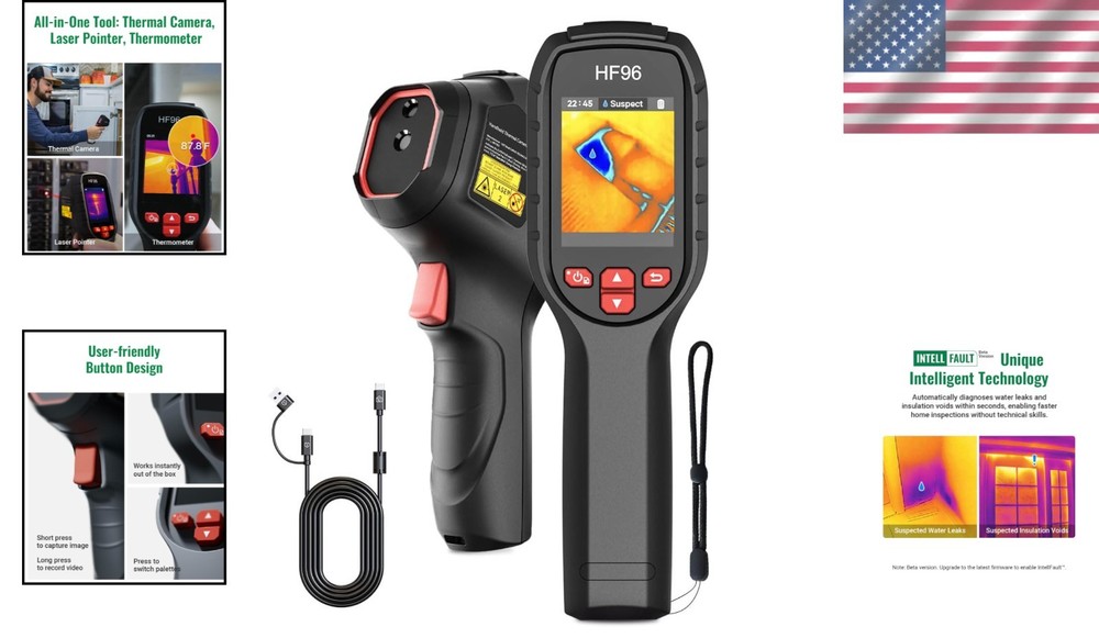 Comprehensive Thermal Imaging Tool - 25 Hz Frequency, Multi-Use Applications