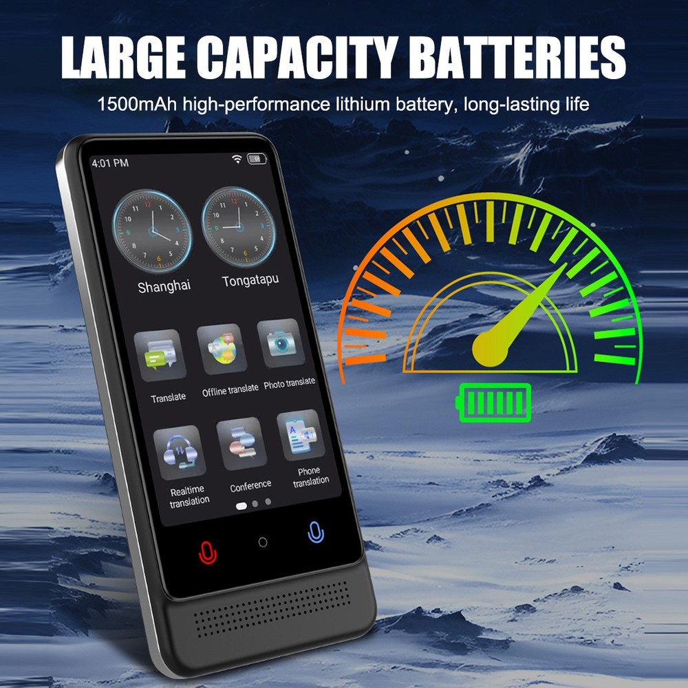 Language Translator Device Two-Way Instant ※137 Languages Voice & Text & Offline