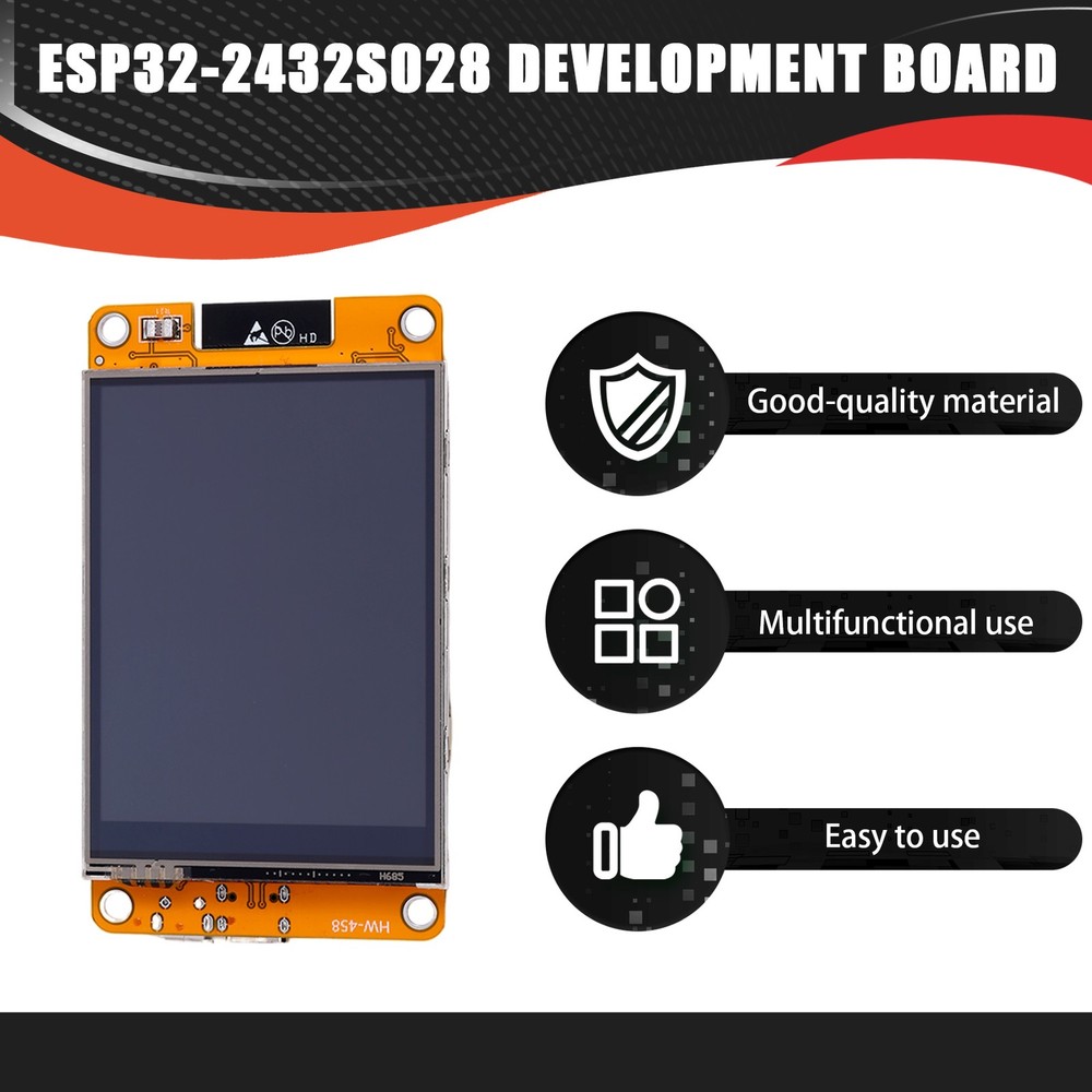 Development Board, WiFi, Bluetooth, 2.8, Display, TFT, To7782
