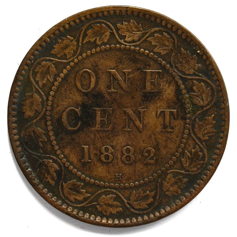 1882 Canadian Cent KM#7