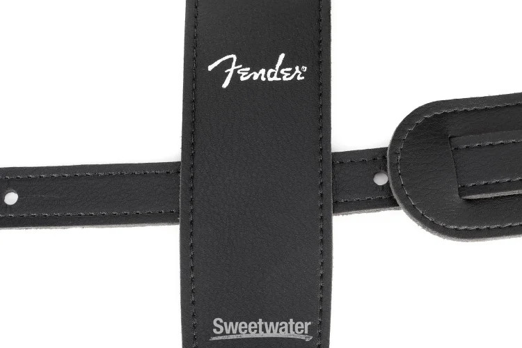 Fender Vegan Leather Guitar Strap - Black