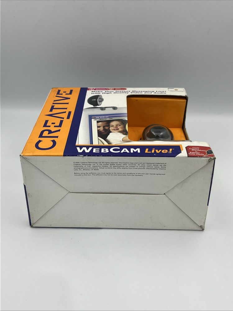 Creative Live! WebCam for Windows XP & Me 2004 NOS
