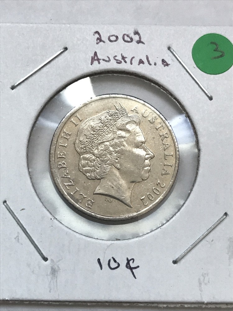 2002 Australia 10 Cent Coin A1