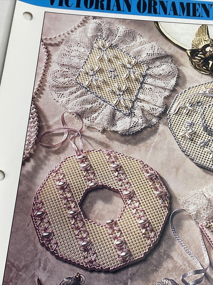 Annie's Attic Victorian Ornaments Plastic Canvas Pattern