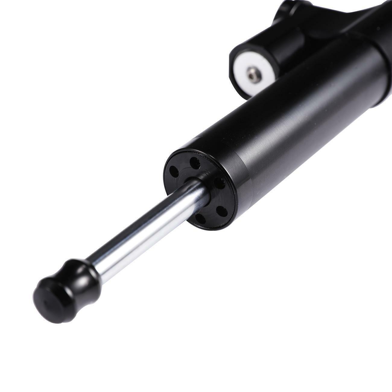 Motorcycle Adjustable Full Black Stabilizer Steering Damper For Suzuki Kawasaki