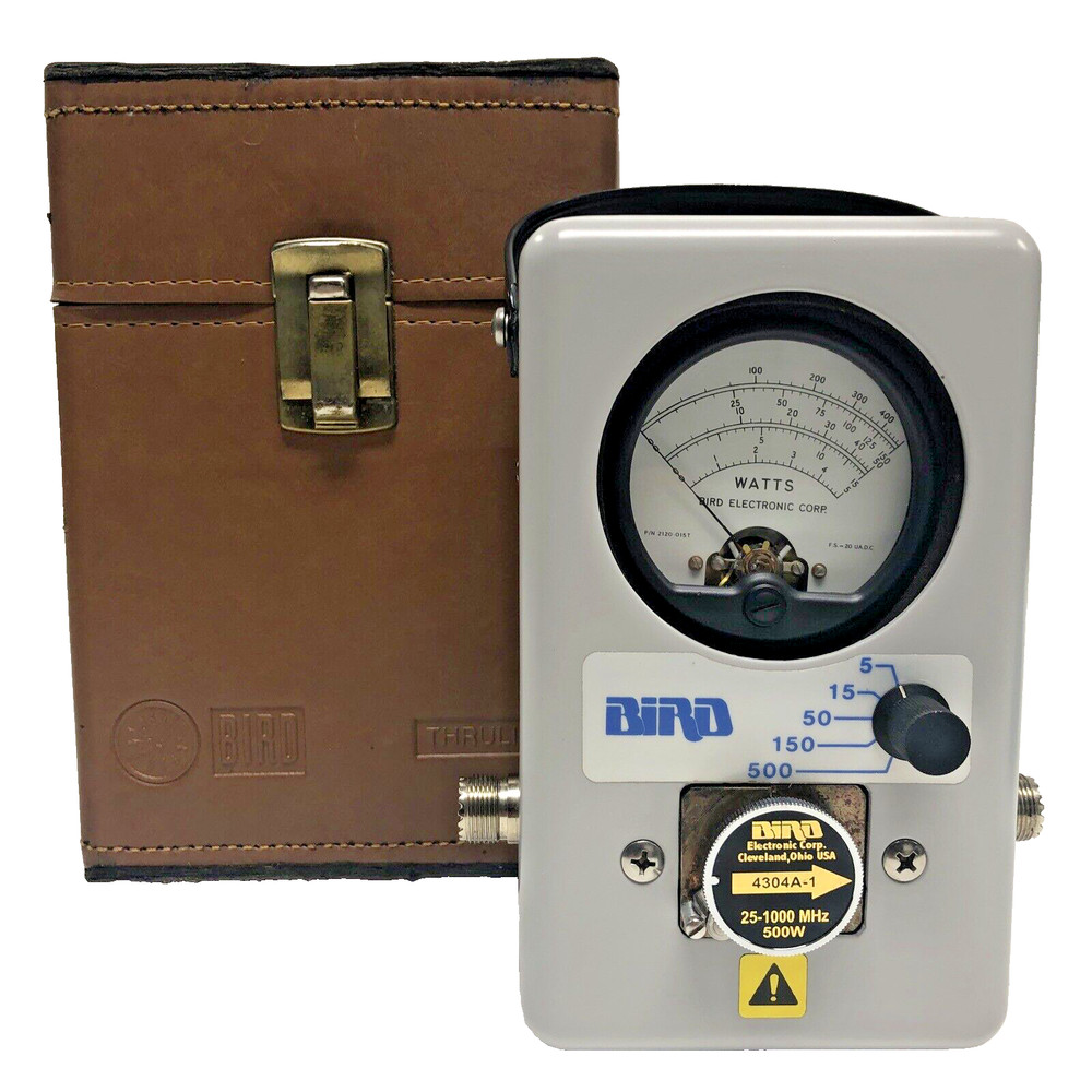 Bird 4304A Multi-Range 5-500W Thruline Wattmeter