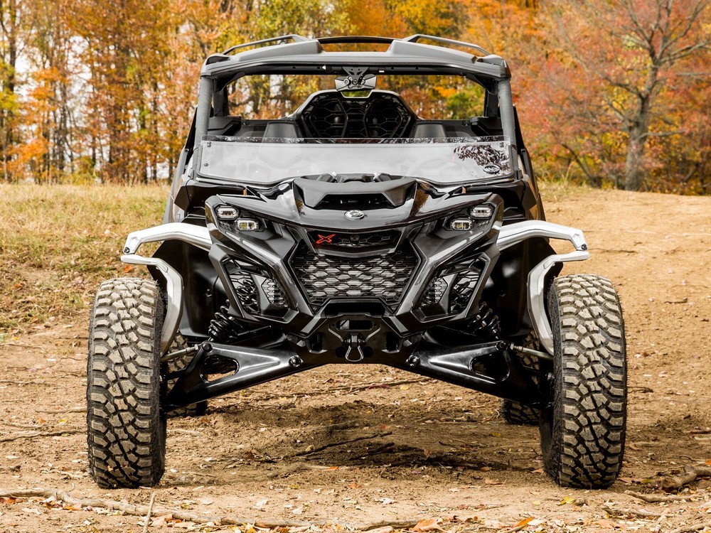SuperATV Scratch-Resistant Half Windshield for Can-Am Maverick R|2024+