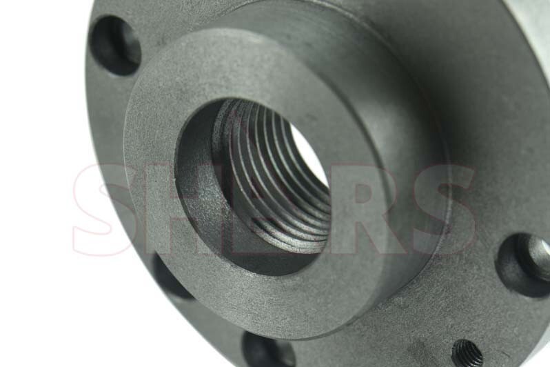 5" Fully Machined Threaded Back Plate 1-1/2-8 For 3 or 4 Jaw Self Center Chuck #